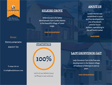 Tablet Screenshot of lundinhomes.co.uk